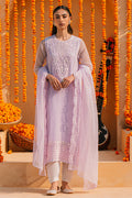 Cross Stitch | Eid Collection | LILAC WHISPER - by - Libasekhas UK - Registered Vendor of : Cross Stitch - 100% Original Designer Dresss