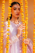 Cross Stitch | Eid Collection | LILAC WHISPER - by - Libasekhas UK - Registered Vendor of : Cross Stitch - 100% Original Designer Dresss
