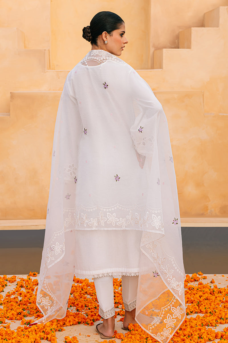 Cross Stitch | Eid Collection | MOONLIGHT FLO - by - Libasekhas UK - Registered Vendor of : Cross Stitch - 100% Original Designer Dresss