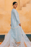 Cross Stitch | Eid Collection | SAFFRON SEA - by - Libasekhas UK - Registered Vendor of : Cross Stitch - 100% Original Designer Dresss