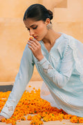Cross Stitch | Eid Collection | SAFFRON SEA - by - Libasekhas UK - Registered Vendor of : Cross Stitch - 100% Original Designer Dresss