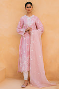 Cross Stitch | Eid Collection | PINK BREEZE - by - Libasekhas UK - Registered Vendor of : Cross Stitch - 100% Original Designer Dresss