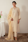 Cross Stitch | Eid Collection | PEARLED IVORY - by - Libasekhas UK - Registered Vendor of : Cross Stitch - 100% Original Designer Dresss
