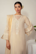Cross Stitch | Eid Collection | PEARLED IVORY - by - Libasekhas UK - Registered Vendor of : Cross Stitch - 100% Original Designer Dresss
