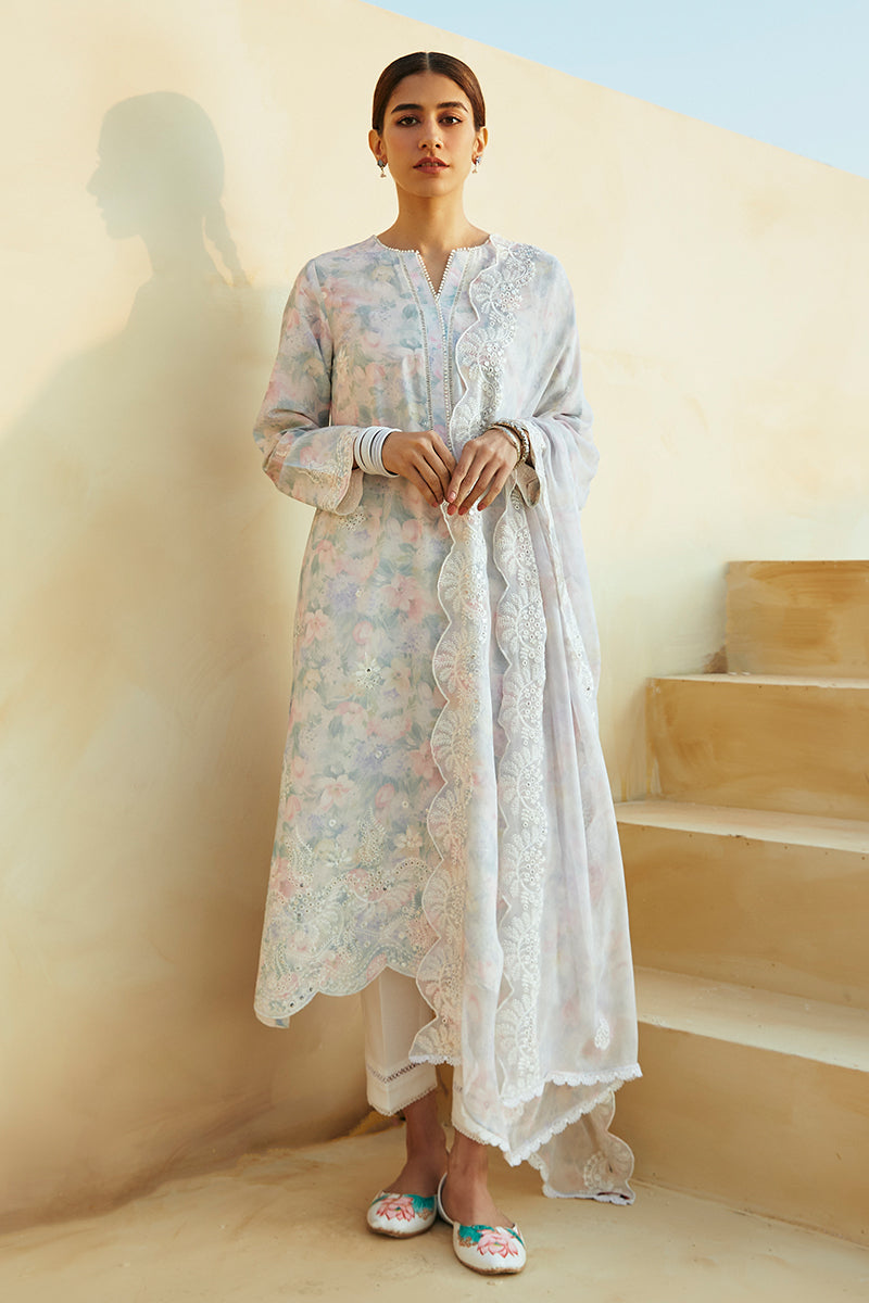 Cross Stitch | Eid Collection | VIOLA PEARL - by - Libasekhas UK - Registered Vendor of : Cross Stitch - 100% Original Designer Dresss