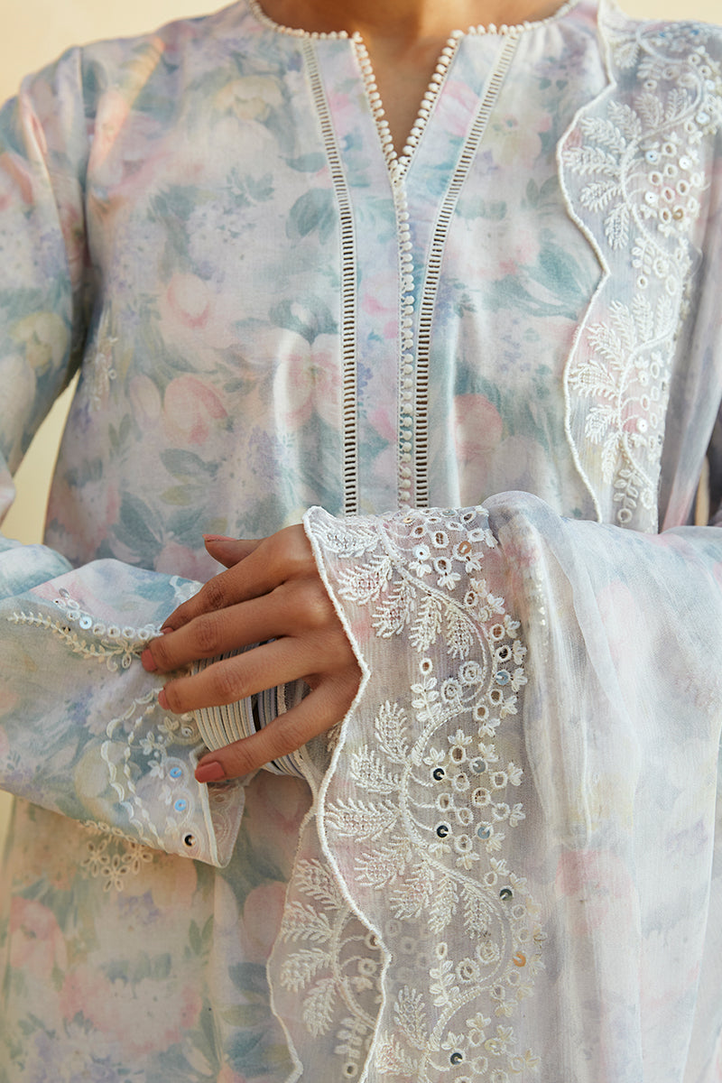 Cross Stitch | Eid Collection | VIOLA PEARL - by - Libasekhas UK - Registered Vendor of : Cross Stitch - 100% Original Designer Dresss