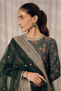 Cross Stitch | Eid Collection | EMERALD AISLE - by - Libasekhas UK - Registered Vendor of : Cross Stitch - 100% Original Designer Dresss