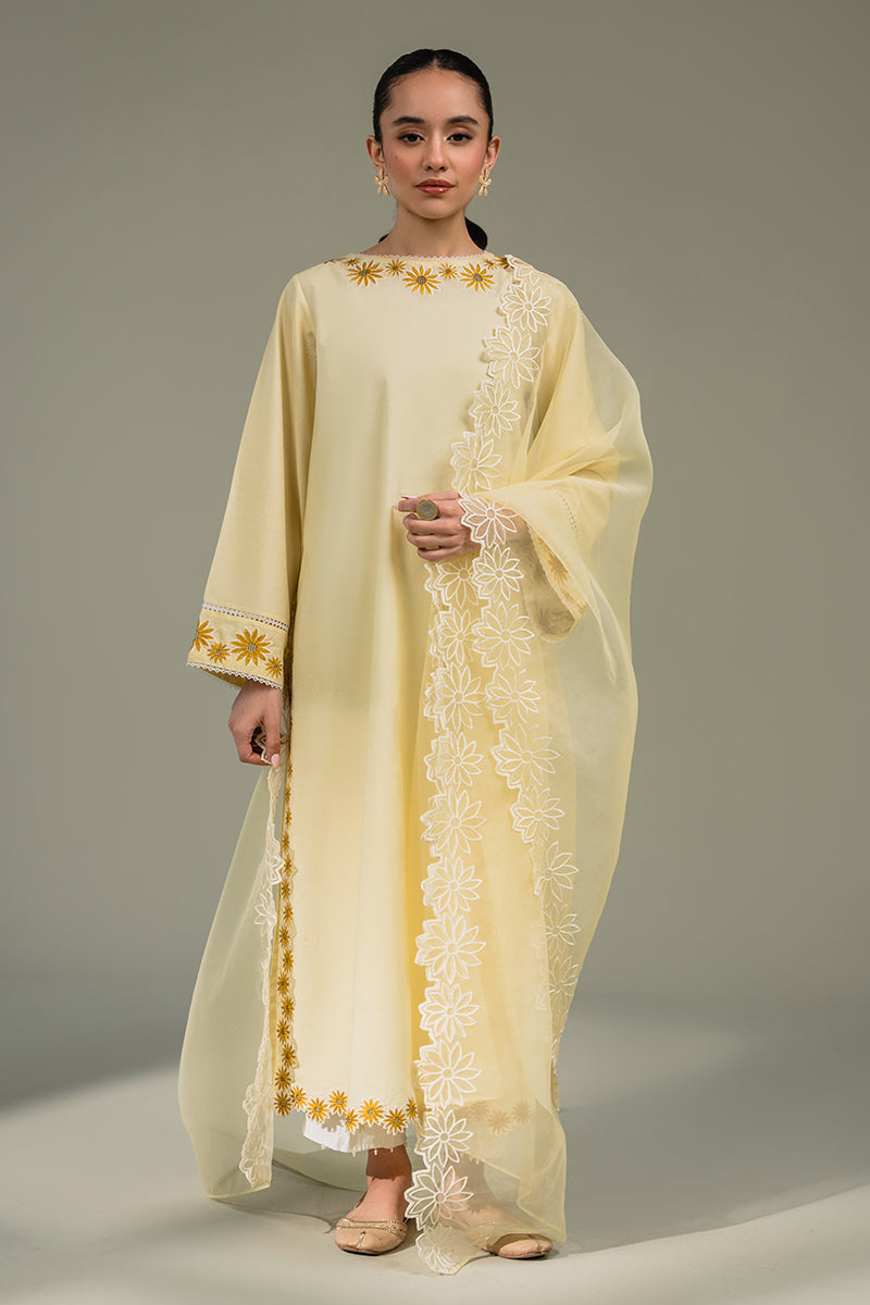 Cross Stitch | Eid Collection | SUN FIELD - by - Libasekhas UK - Registered Vendor of : Cross Stitch - 100% Original Designer Dresss
