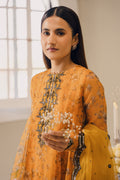 Cross Stitch | Eid Collection | HARVEST GOLD - by - Libasekhas UK - Registered Vendor of : Cross Stitch - 100% Original Designer Dresss