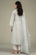 Cross Stitch | Eid Collection | AQUA WHISPER - by - Libasekhas UK - Registered Vendor of : Cross Stitch - 100% Original Designer Dresss