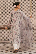 Cross Stitch | Eid Collection | PERIWINKLE PEARL - by - Libasekhas UK - Registered Vendor of : Cross Stitch - 100% Original Designer Dresss