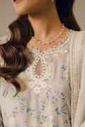Cross Stitch | Eid Collection | PEARL BLUE - by - Libasekhas UK - Registered Vendor of : Cross Stitch - 100% Original Designer Dresss
