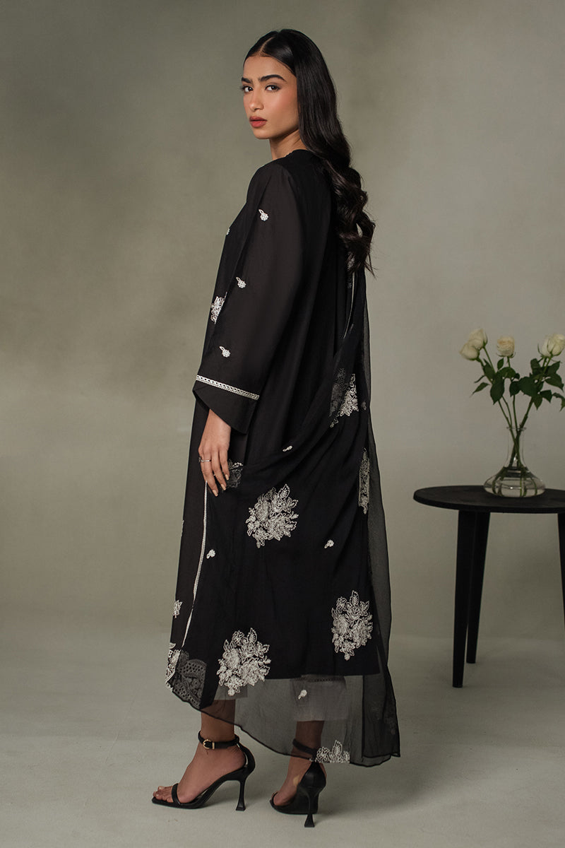 Cross Stitch | Eid Collection | MONOCHROMATIC - by - Libasekhas UK - Registered Vendor of : Cross Stitch - 100% Original Designer Dresss