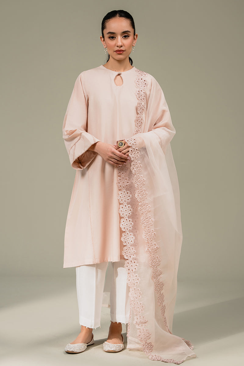 Cross Stitch | Eid Collection | PINK SHADOW - by - Libasekhas UK - Registered Vendor of : Cross Stitch - 100% Original Designer Dresss