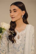 Cross Stitch | Eid Collection | PEARL BLUE - by - Libasekhas UK - Registered Vendor of : Cross Stitch - 100% Original Designer Dresss
