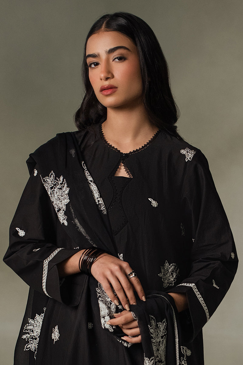 Cross Stitch | Eid Collection | MONOCHROMATIC - by - Libasekhas UK - Registered Vendor of : Cross Stitch - 100% Original Designer Dresss
