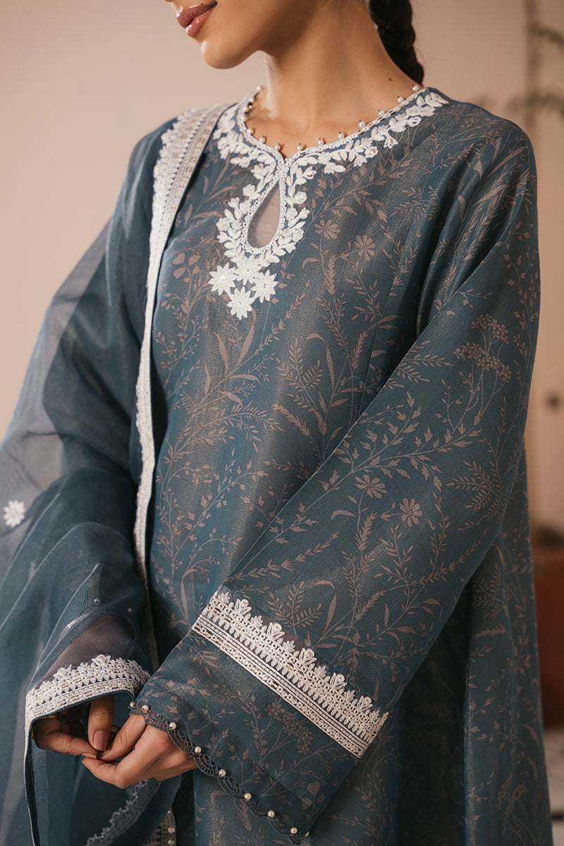 Cross Stitch | Eid Collection | MIDNIGHT SKY - by - Libasekhas UK - Registered Vendor of : Cross Stitch - 100% Original Designer Dresss