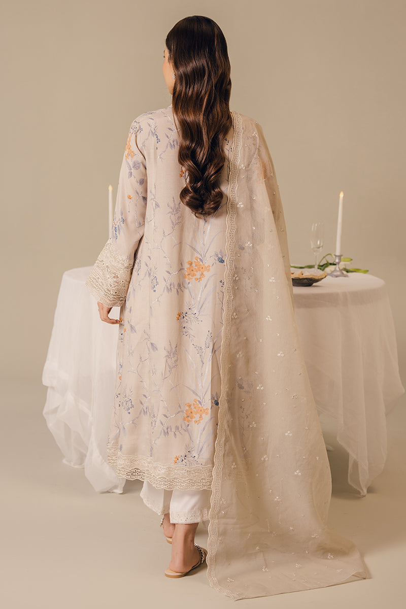 Cross Stitch | Eid Collection | ASHEN BUD - by - Libasekhas UK - Registered Vendor of : Cross Stitch - 100% Original Designer Dresss