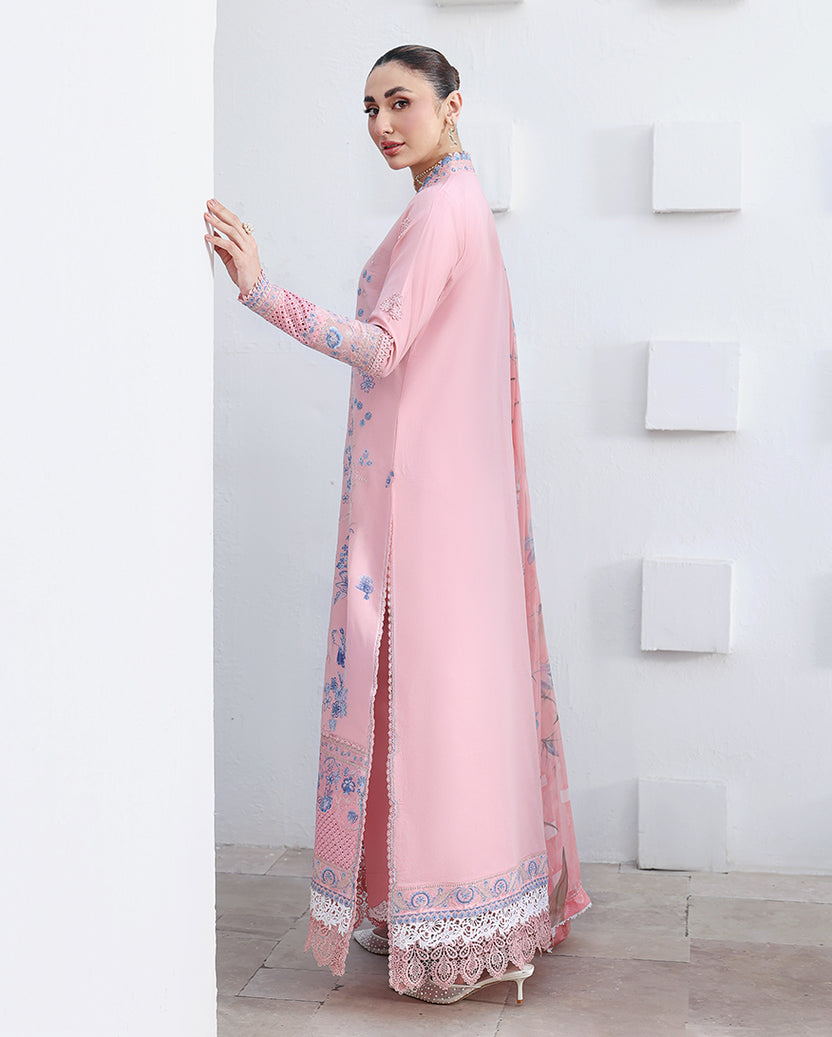 Roheenaz | Floral Reverie Luxury Lawn | Crystal Glow - by Libasekhas UK - Registered Vendor of : Roheenaz - 100% Original Designer Dress