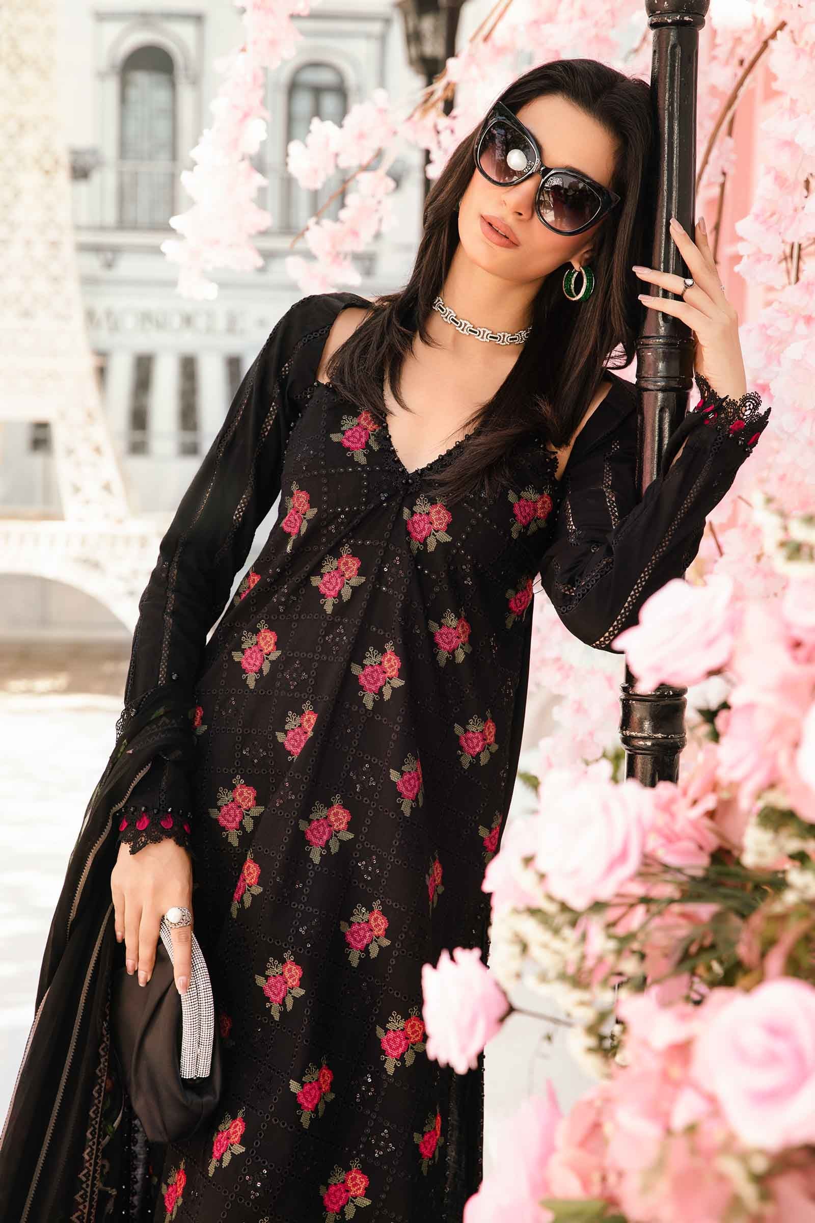 Maria B | M Prints Summer 25 | MPT-2601-B - by - Libasekhas UK - Registered Vendor of : Maria B - 100% Original Designer Dresss
