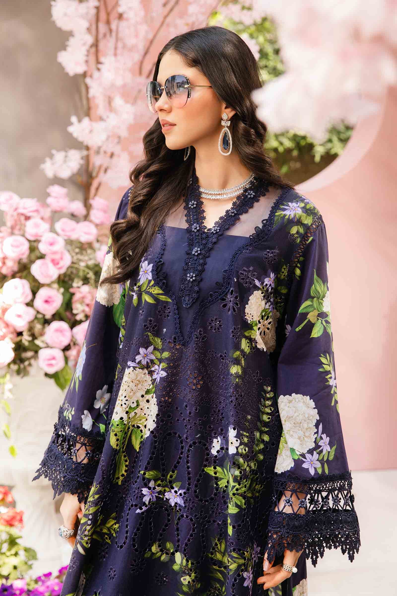 Maria B | M Prints Summer 25 | MPT-2602-B - by - Libasekhas UK - Registered Vendor of : Maria B - 100% Original Designer Dresss