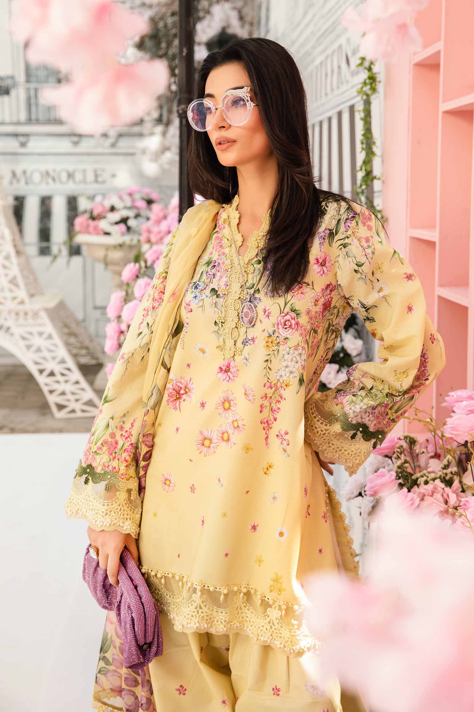 Maria B | M Prints Summer 25 | MPT-2603-A - by - Libasekhas UK - Registered Vendor of : Maria B - 100% Original Designer Dresss