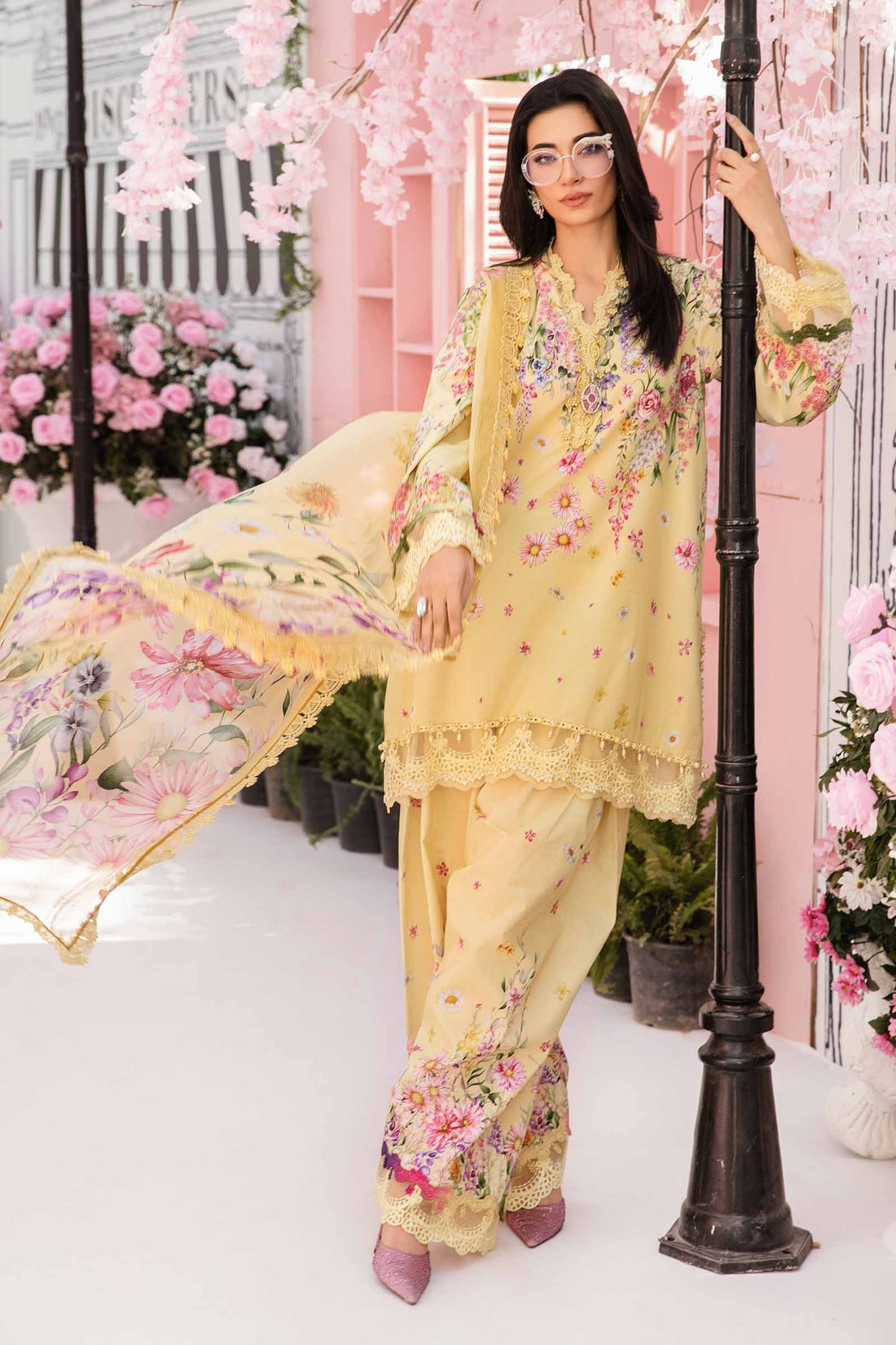 Maria B | M Prints Summer 25 | MPT-2603-A - by - Libasekhas UK - Registered Vendor of : Maria B - 100% Original Designer Dresss