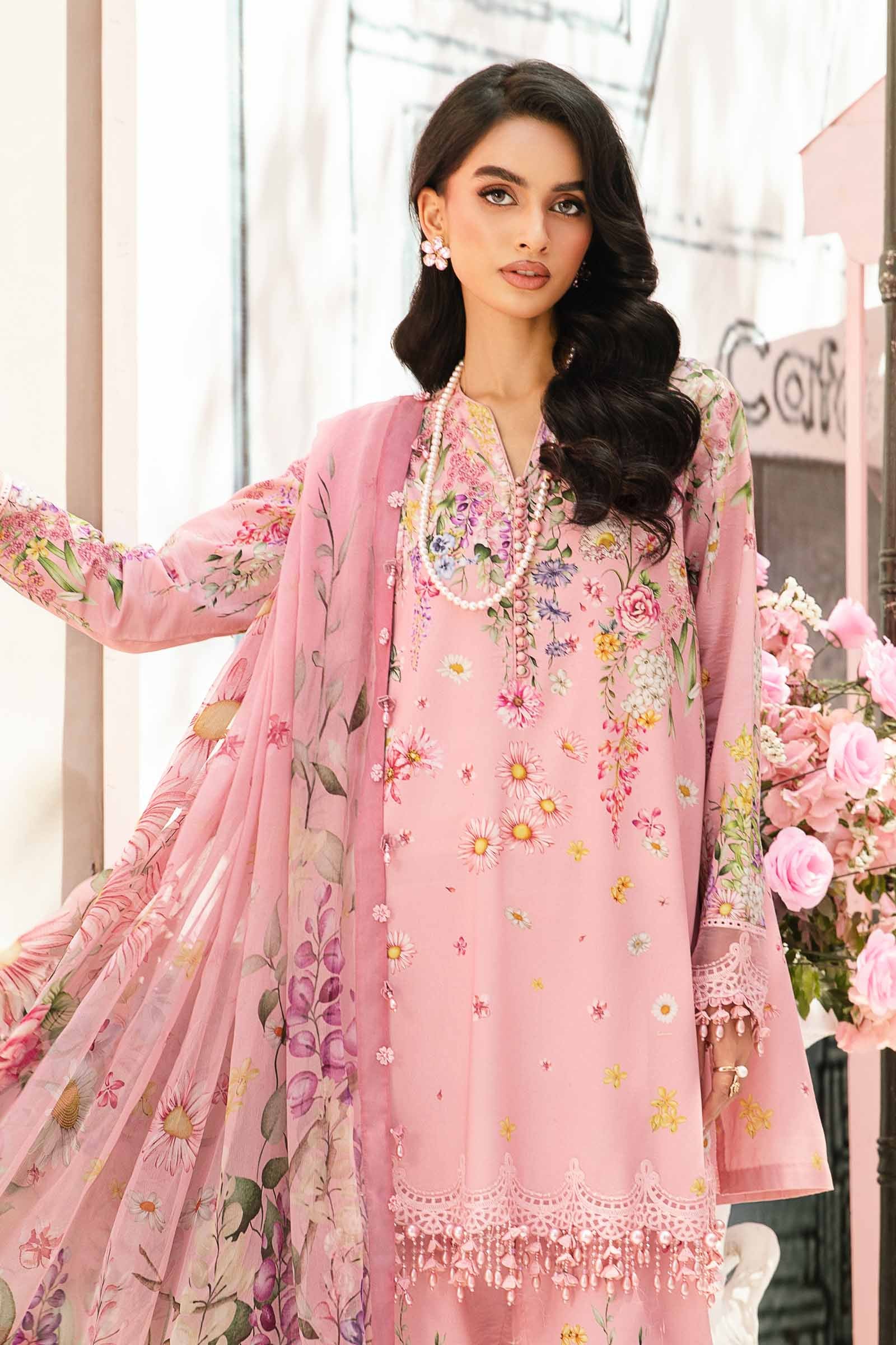 Maria B | M Prints Summer 25 | MPT-2603-B - by - Libasekhas UK - Registered Vendor of : Maria B - 100% Original Designer Dresss