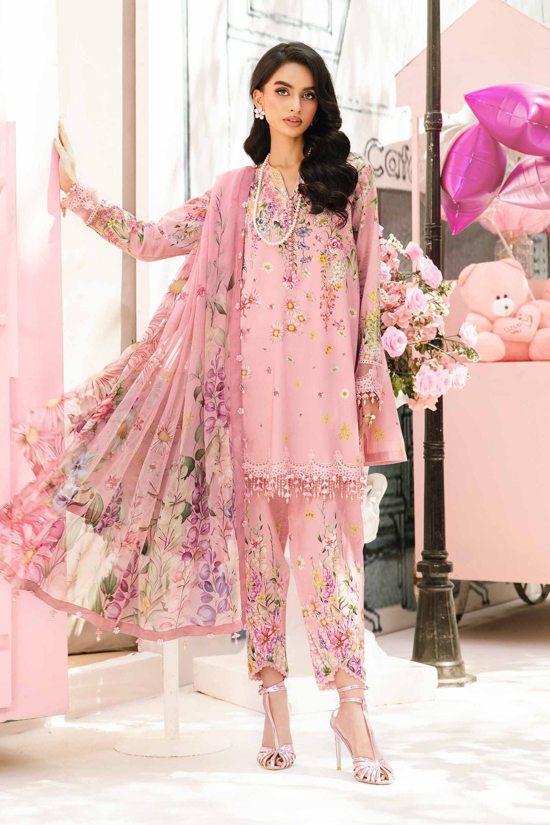 Maria B | M Prints Summer 25 | MPT-2603-B - by - Libasekhas UK - Registered Vendor of : Maria B - 100% Original Designer Dresss
