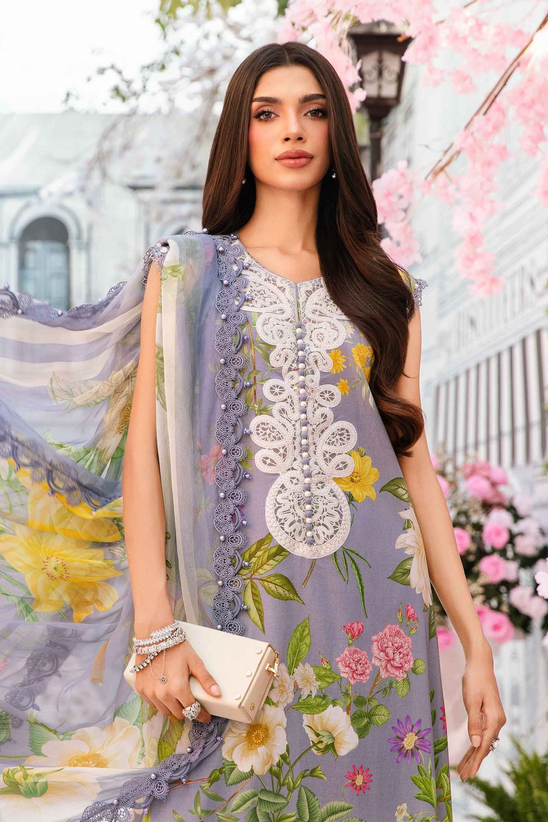 Maria B | M Prints Summer 25 | MPT-2604-A - by - Libasekhas UK - Registered Vendor of : Maria B - 100% Original Designer Dresss