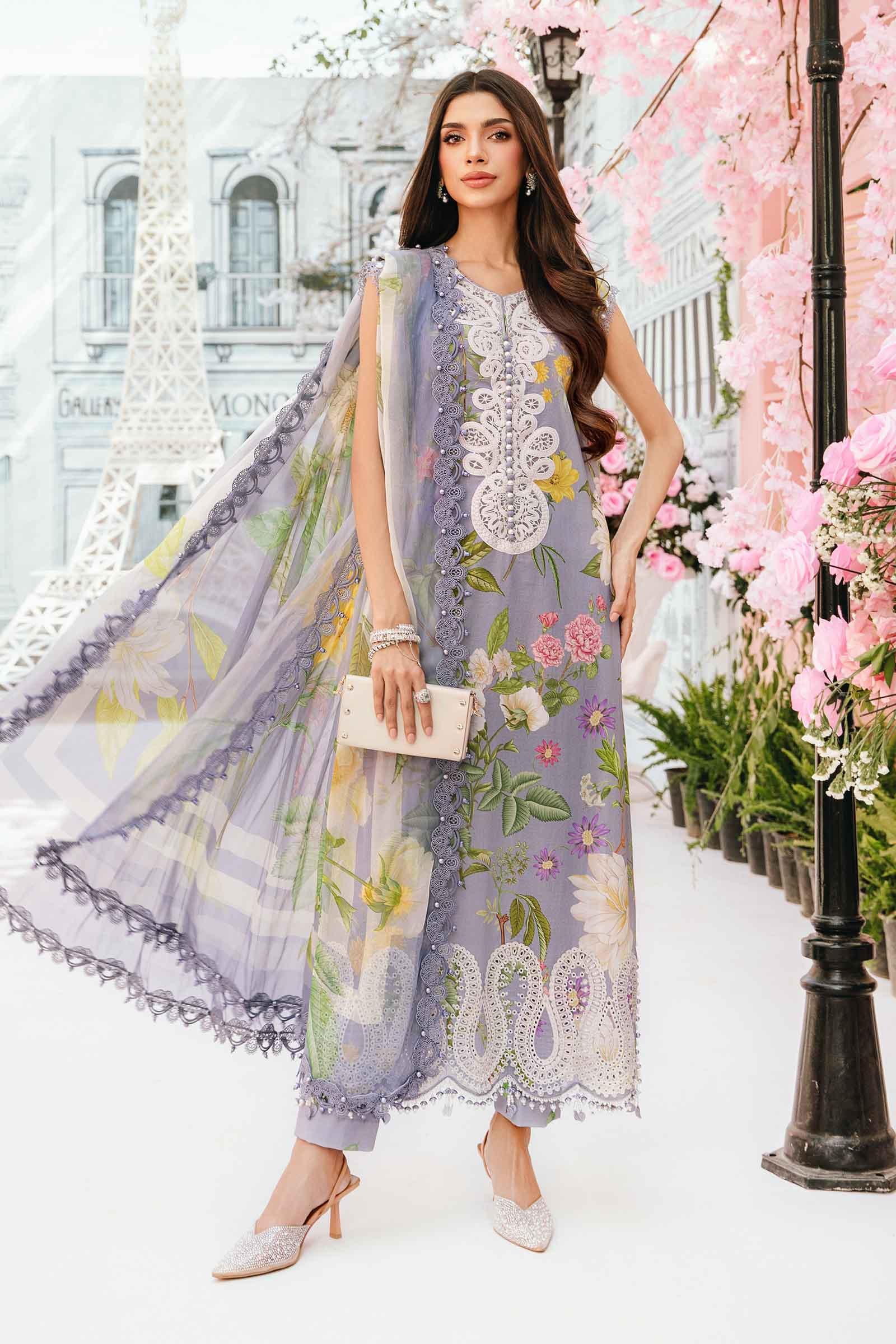 Maria B | M Prints Summer 25 | MPT-2604-A - by - Libasekhas UK - Registered Vendor of : Maria B - 100% Original Designer Dresss