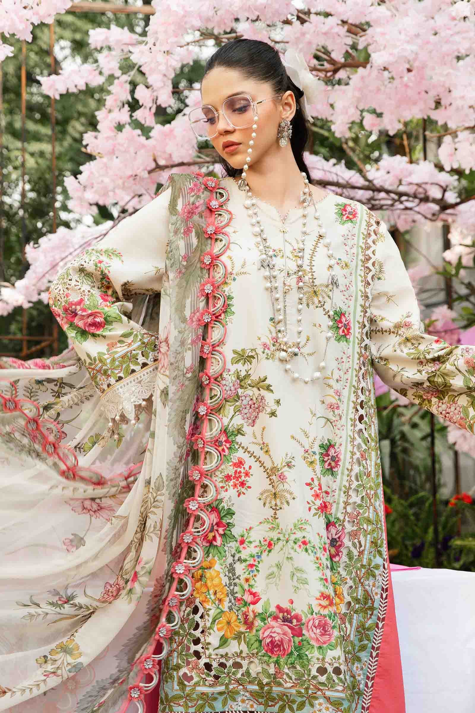 Maria B | M Prints Summer 25 | MPT-2605-A - by - Libasekhas UK - Registered Vendor of : Maria B - 100% Original Designer Dresss