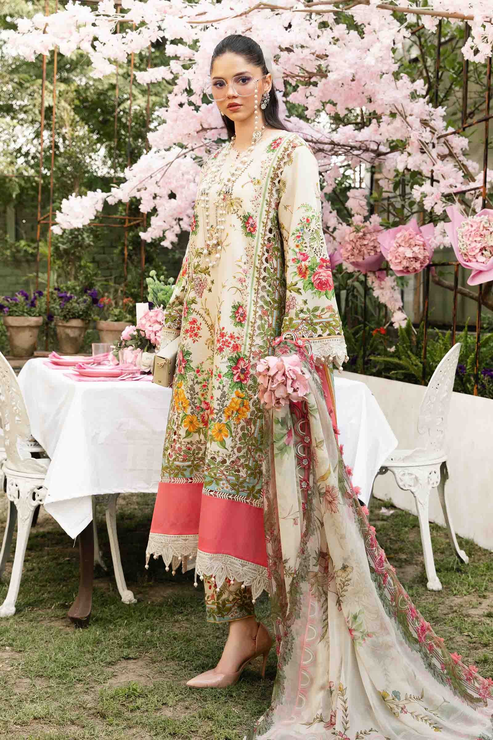 Maria B | M Prints Summer 25 | MPT-2605-A - by - Libasekhas UK - Registered Vendor of : Maria B - 100% Original Designer Dresss