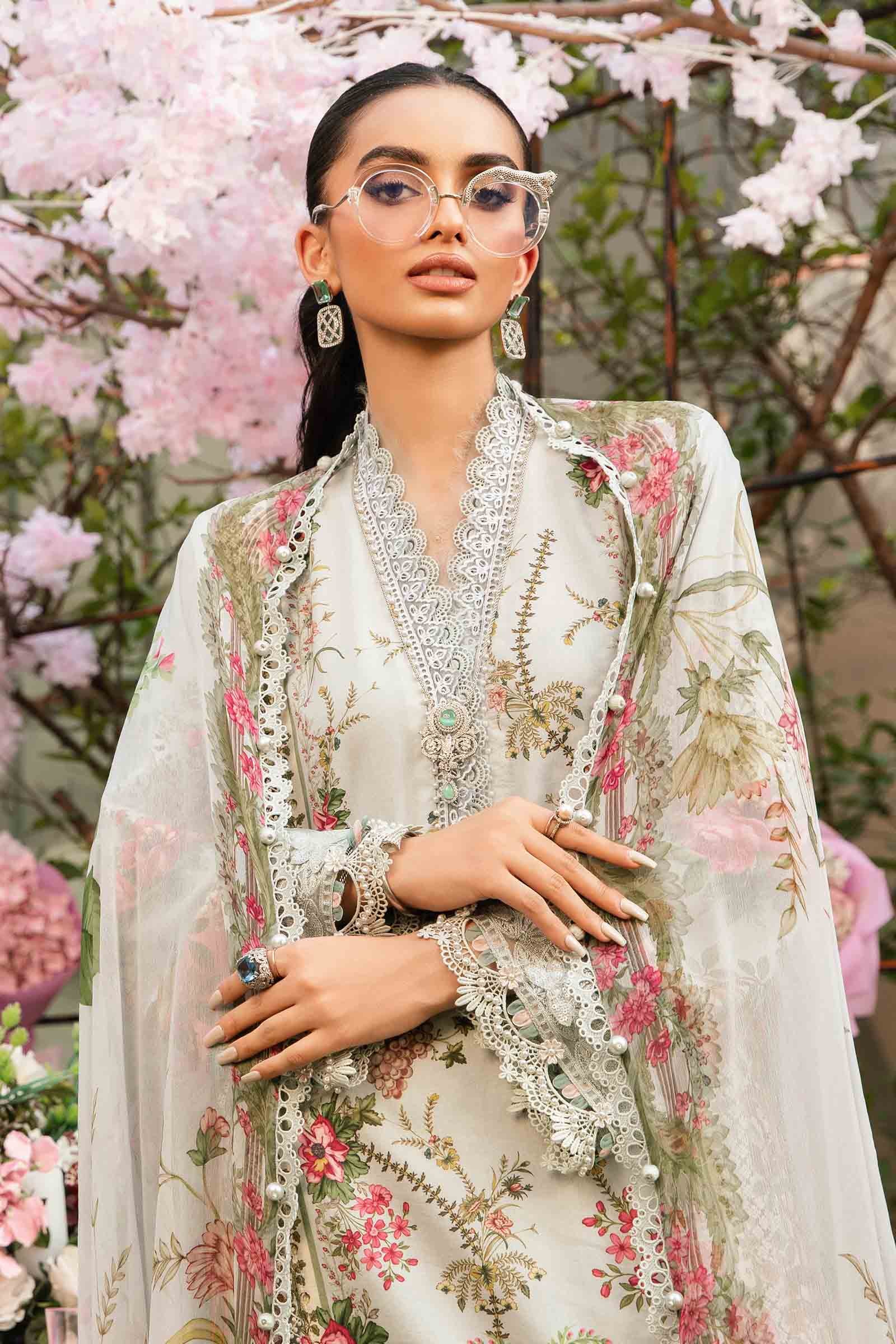 Maria B | M Prints Summer 25 | MPT-2605-B - by - Libasekhas UK - Registered Vendor of : Maria B - 100% Original Designer Dresss