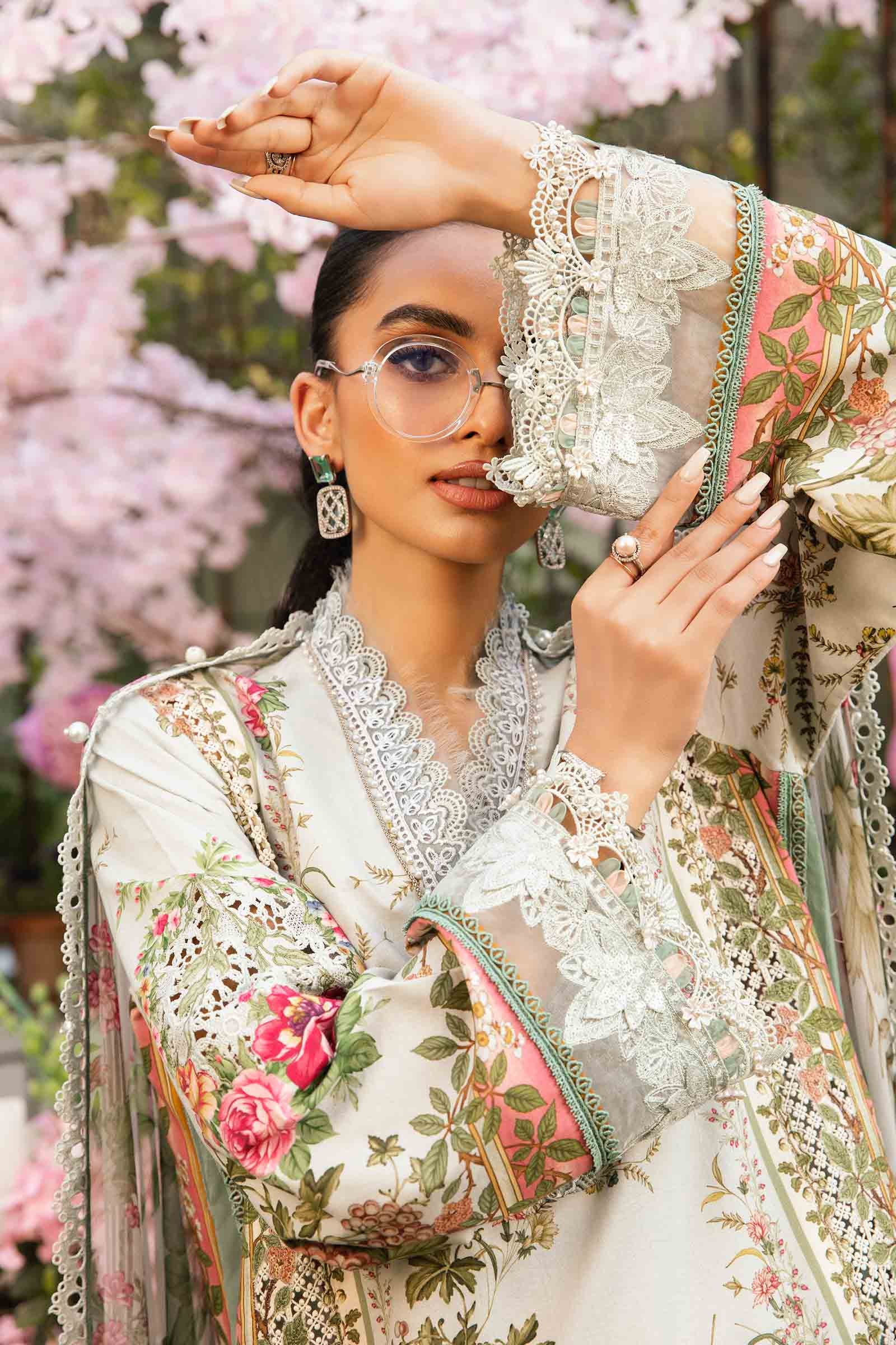 Maria B | M Prints Summer 25 | MPT-2605-B - by - Libasekhas UK - Registered Vendor of : Maria B - 100% Original Designer Dresss