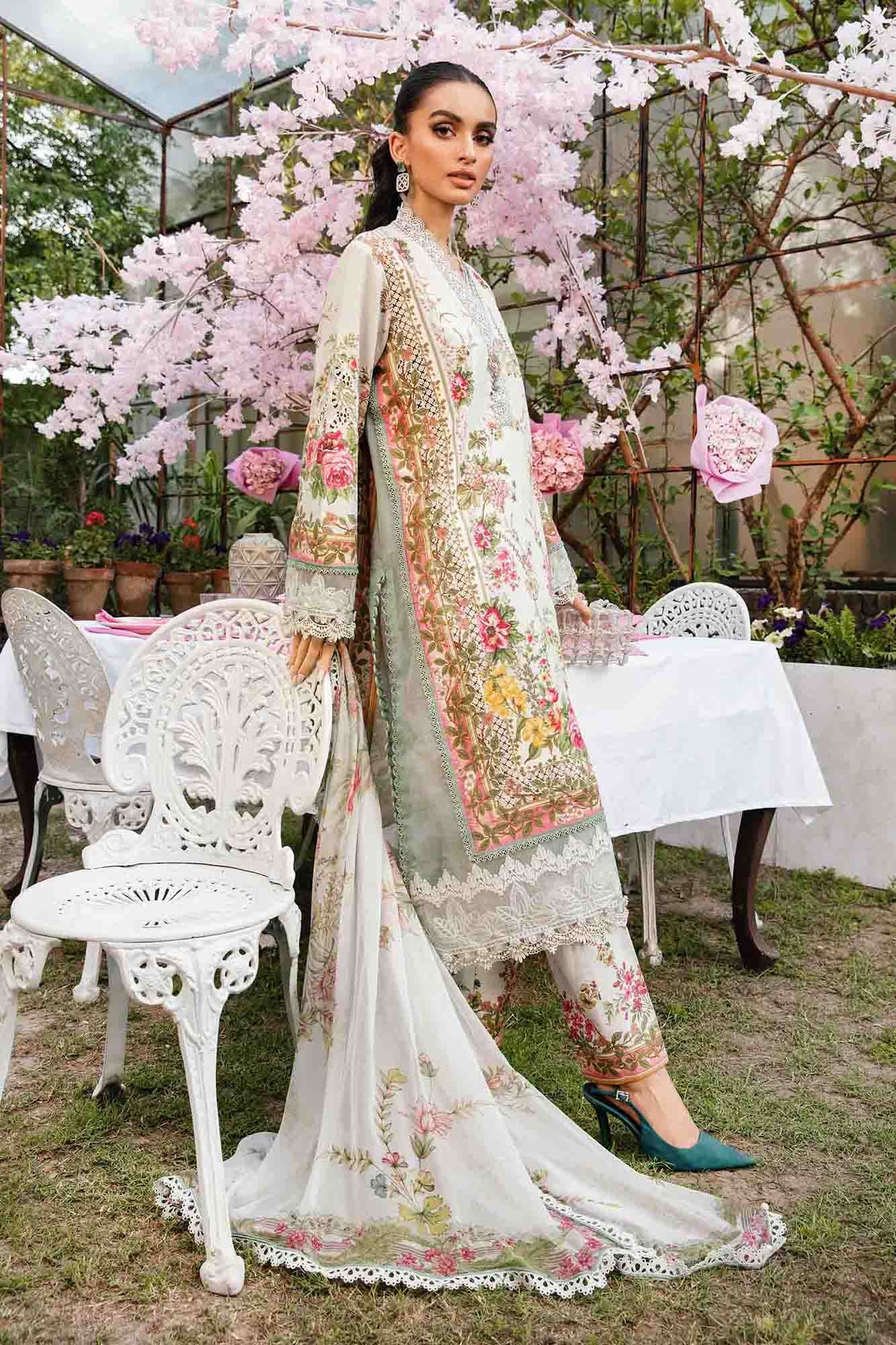 Maria B | M Prints Summer 25 | MPT-2605-B - by - Libasekhas UK - Registered Vendor of : Maria B - 100% Original Designer Dresss
