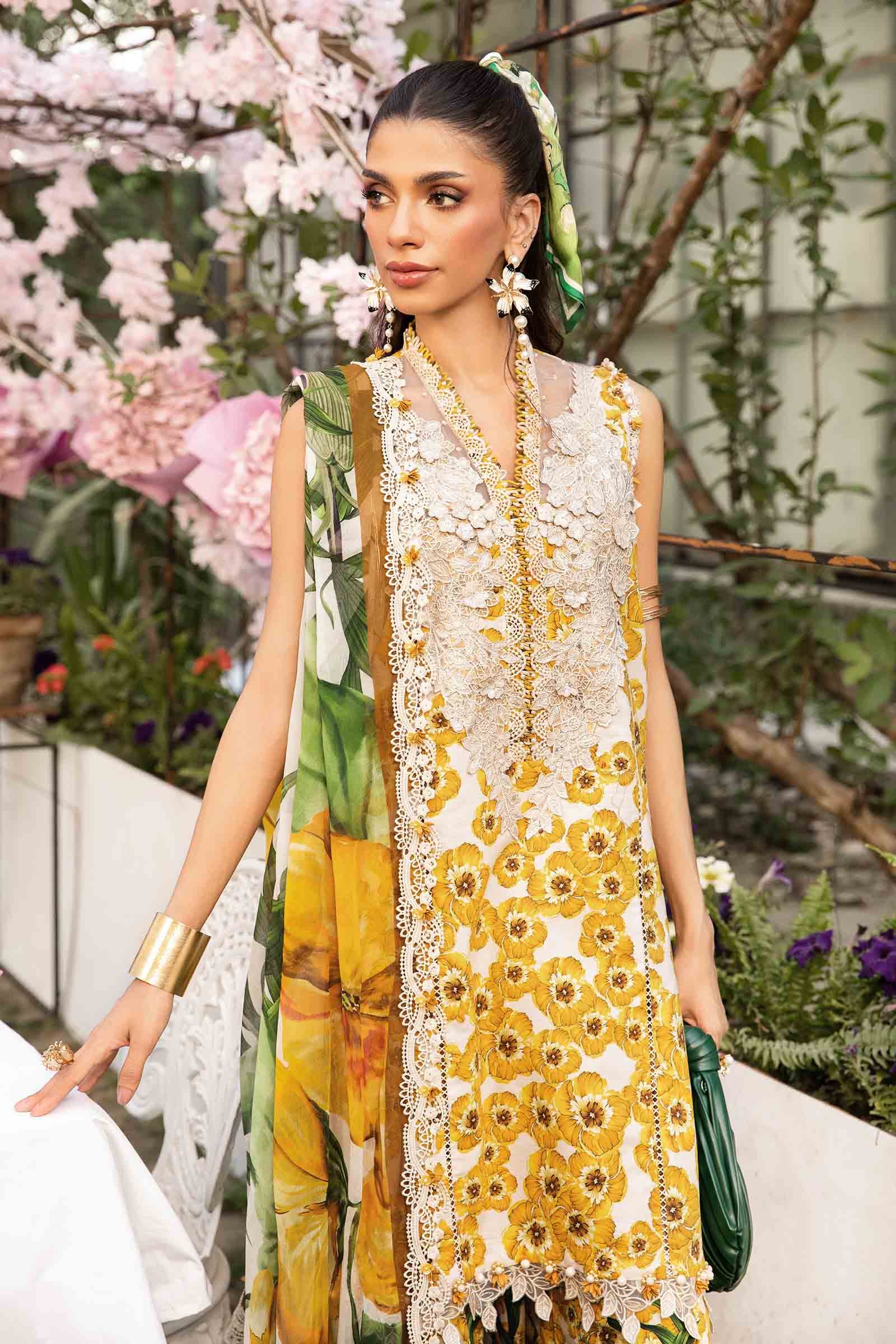 Maria B | M Prints Summer 25 | MPT-2606-A - by - Libasekhas UK - Registered Vendor of : Maria B - 100% Original Designer Dresss
