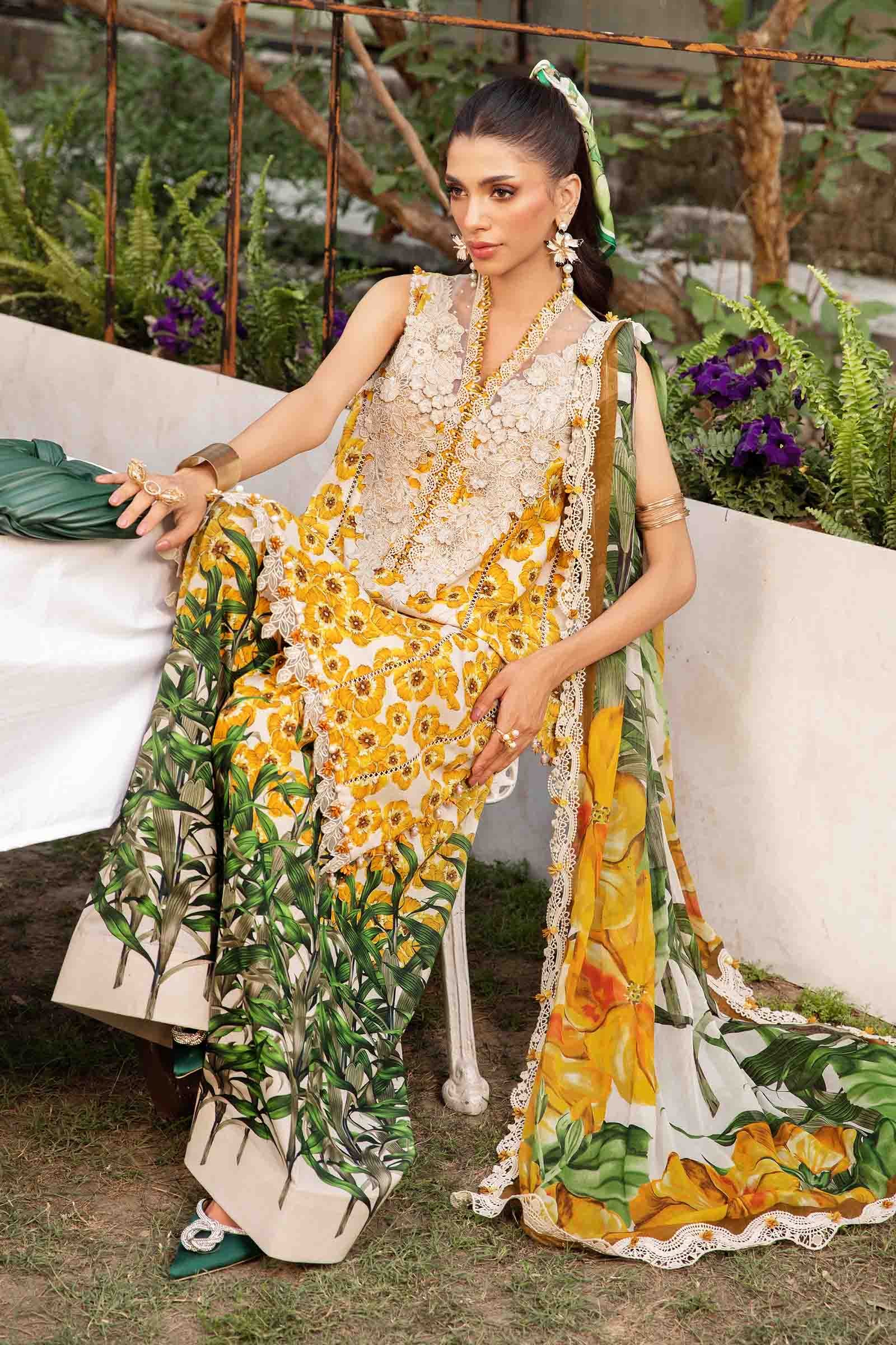 Maria B | M Prints Summer 25 | MPT-2606-A - by - Libasekhas UK - Registered Vendor of : Maria B - 100% Original Designer Dresss