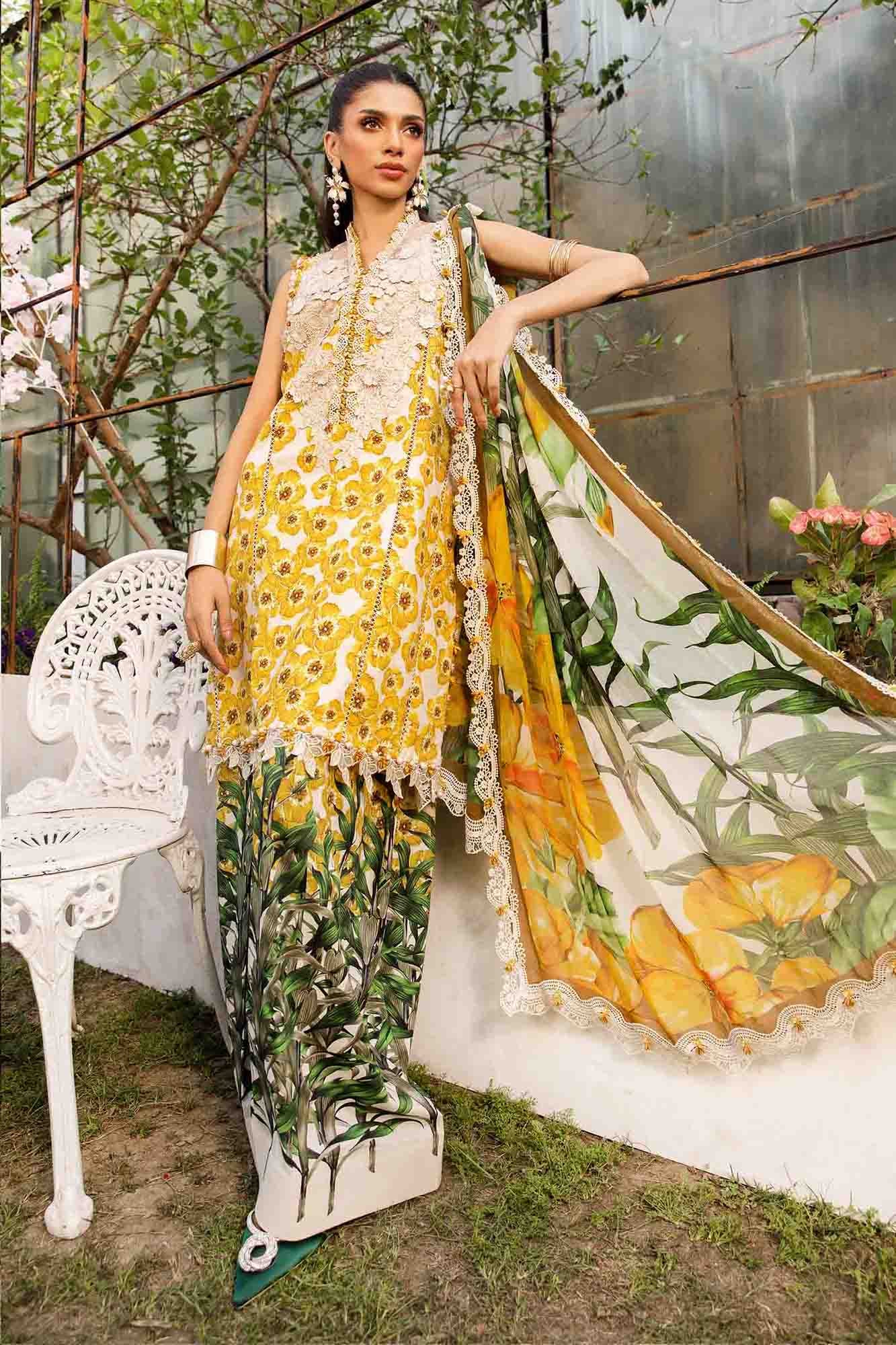 Maria B | M Prints Summer 25 | MPT-2606-A - by - Libasekhas UK - Registered Vendor of : Maria B - 100% Original Designer Dresss