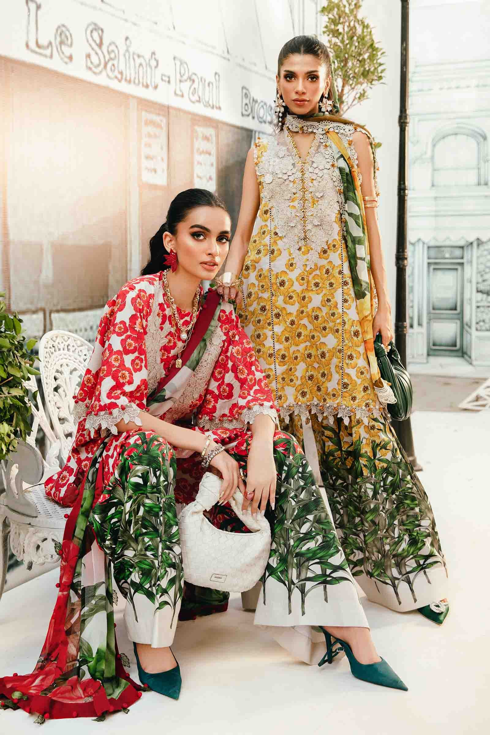 Maria B | M Prints Summer 25 | MPT-2606-A - by - Libasekhas UK - Registered Vendor of : Maria B - 100% Original Designer Dresss