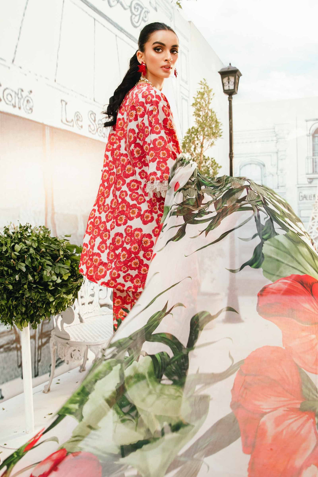 Maria B | M Prints Summer 25 | MPT-2606-B - by - Libasekhas UK - Registered Vendor of : Maria B - 100% Original Designer Dresss