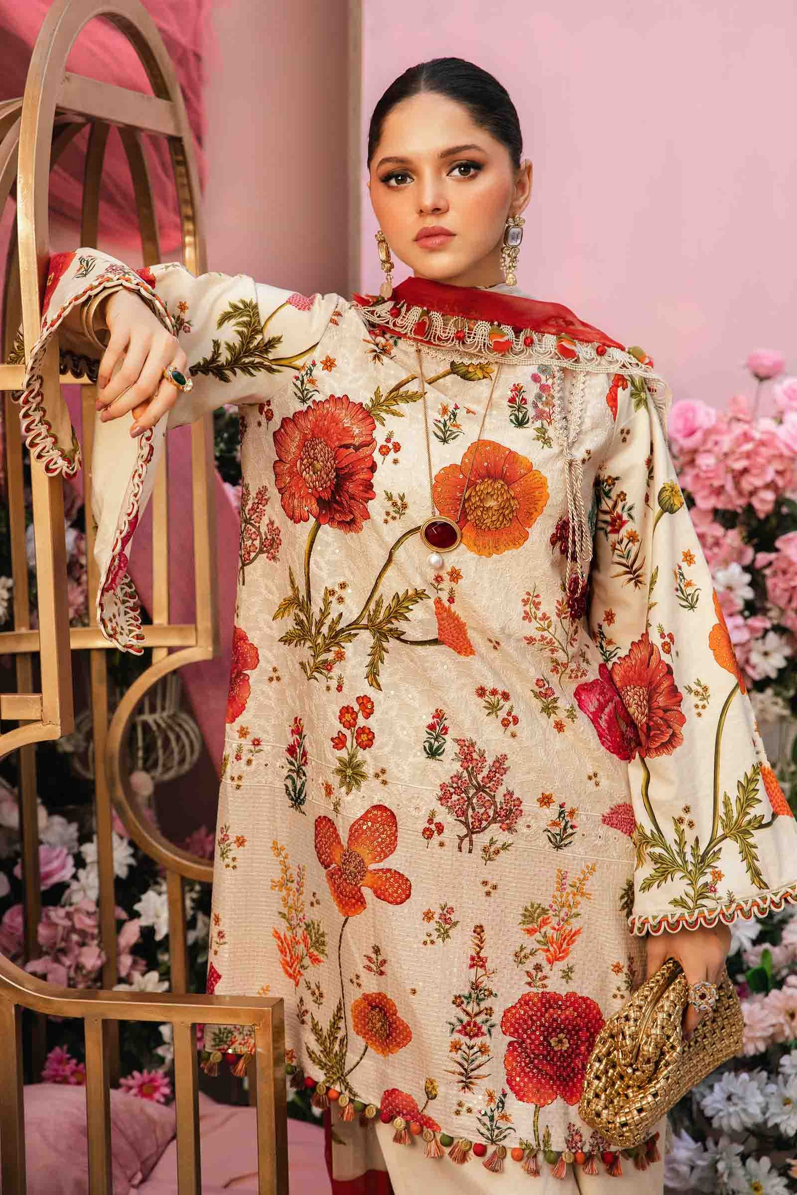 Maria B | M Prints Summer 25 | MPT-2607-A - by - Libasekhas UK - Registered Vendor of : Maria B - 100% Original Designer Dresss