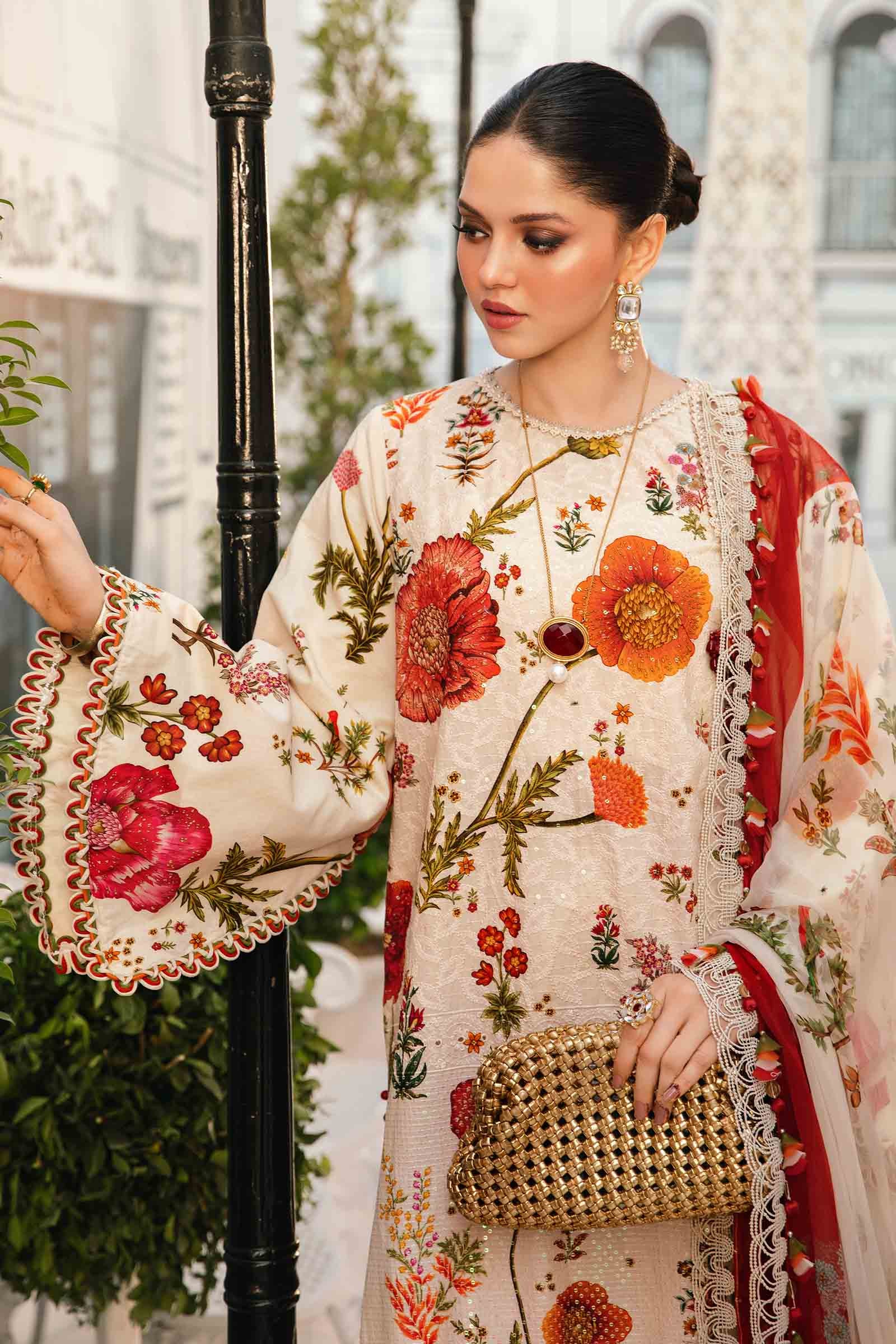 Maria B | M Prints Summer 25 | MPT-2607-A - by - Libasekhas UK - Registered Vendor of : Maria B - 100% Original Designer Dresss