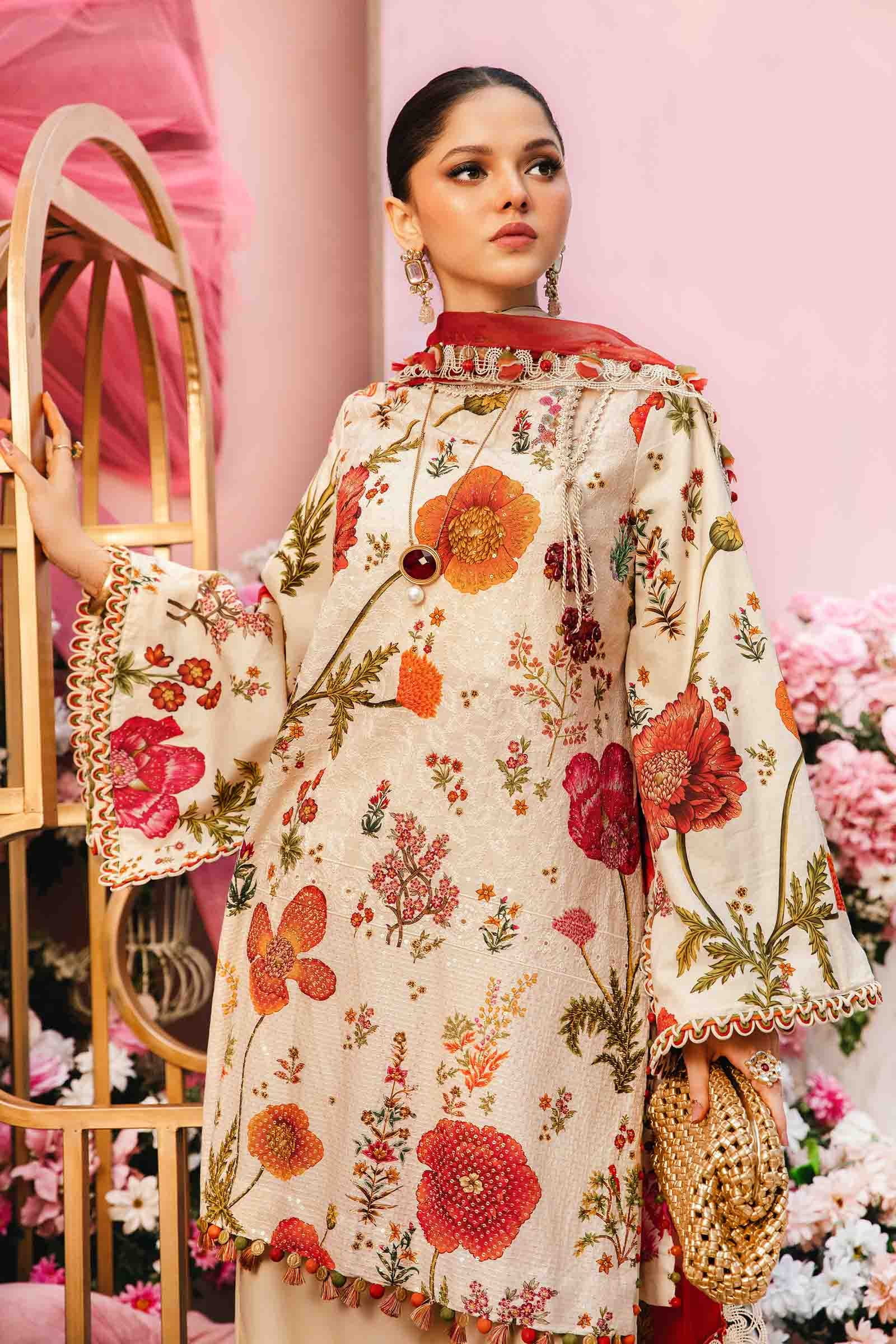 Maria B | M Prints Summer 25 | MPT-2607-A - by - Libasekhas UK - Registered Vendor of : Maria B - 100% Original Designer Dresss