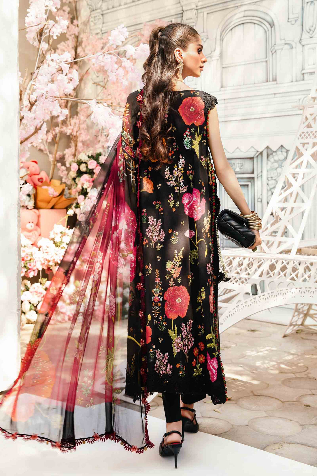 Maria B | M Prints Summer 25 | MPT-2607-B - by - Libasekhas UK - Registered Vendor of : Maria B - 100% Original Designer Dresss