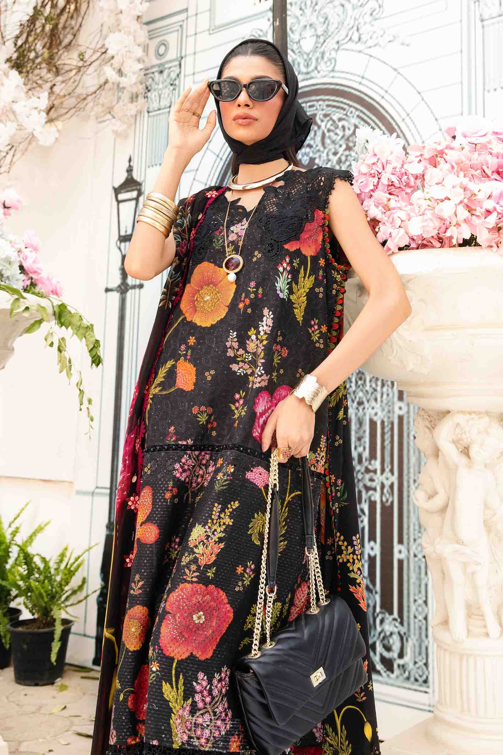 Maria B | M Prints Summer 25 | MPT-2607-B - by - Libasekhas UK - Registered Vendor of : Maria B - 100% Original Designer Dresss