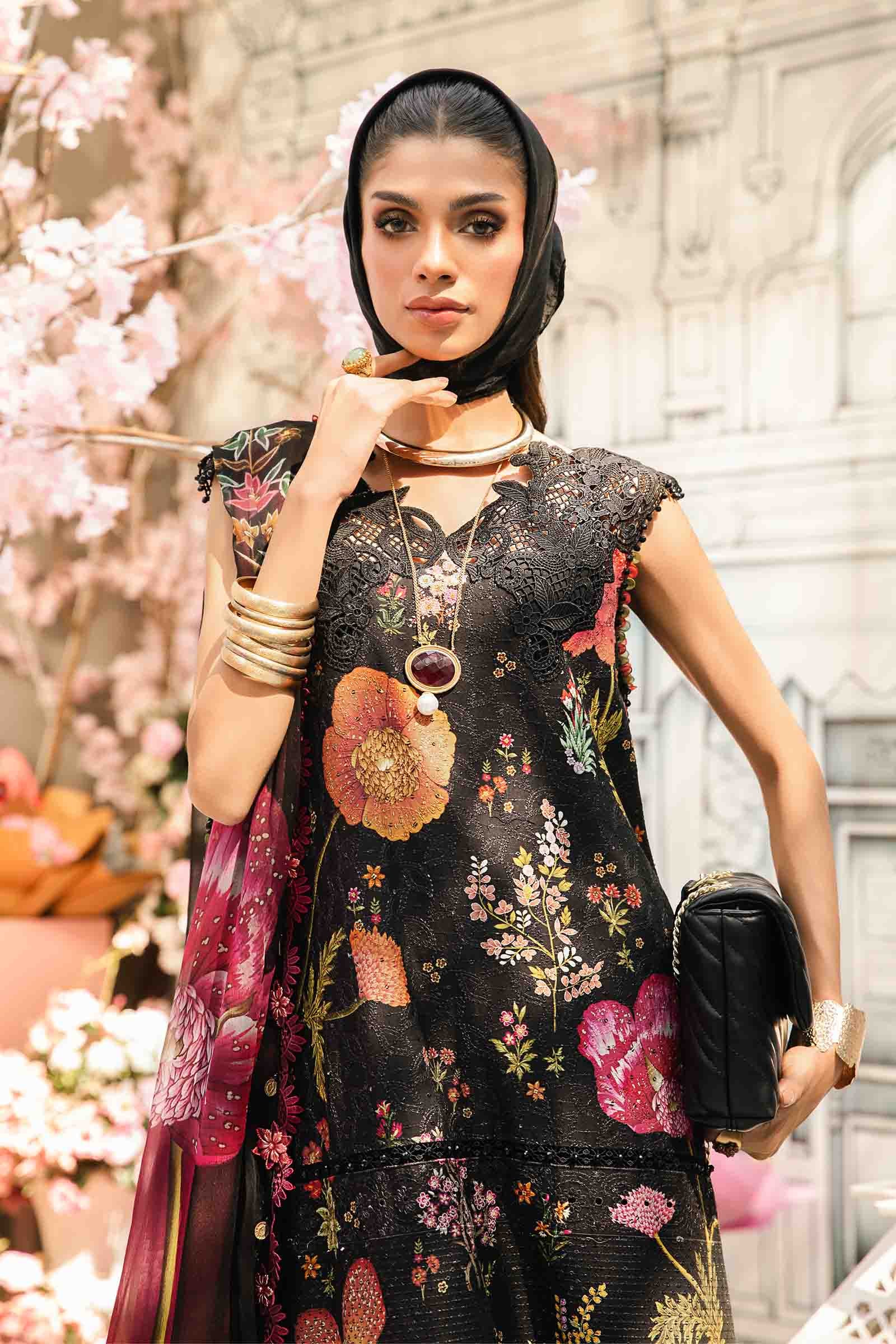 Maria B | M Prints Summer 25 | MPT-2607-B - by - Libasekhas UK - Registered Vendor of : Maria B - 100% Original Designer Dresss