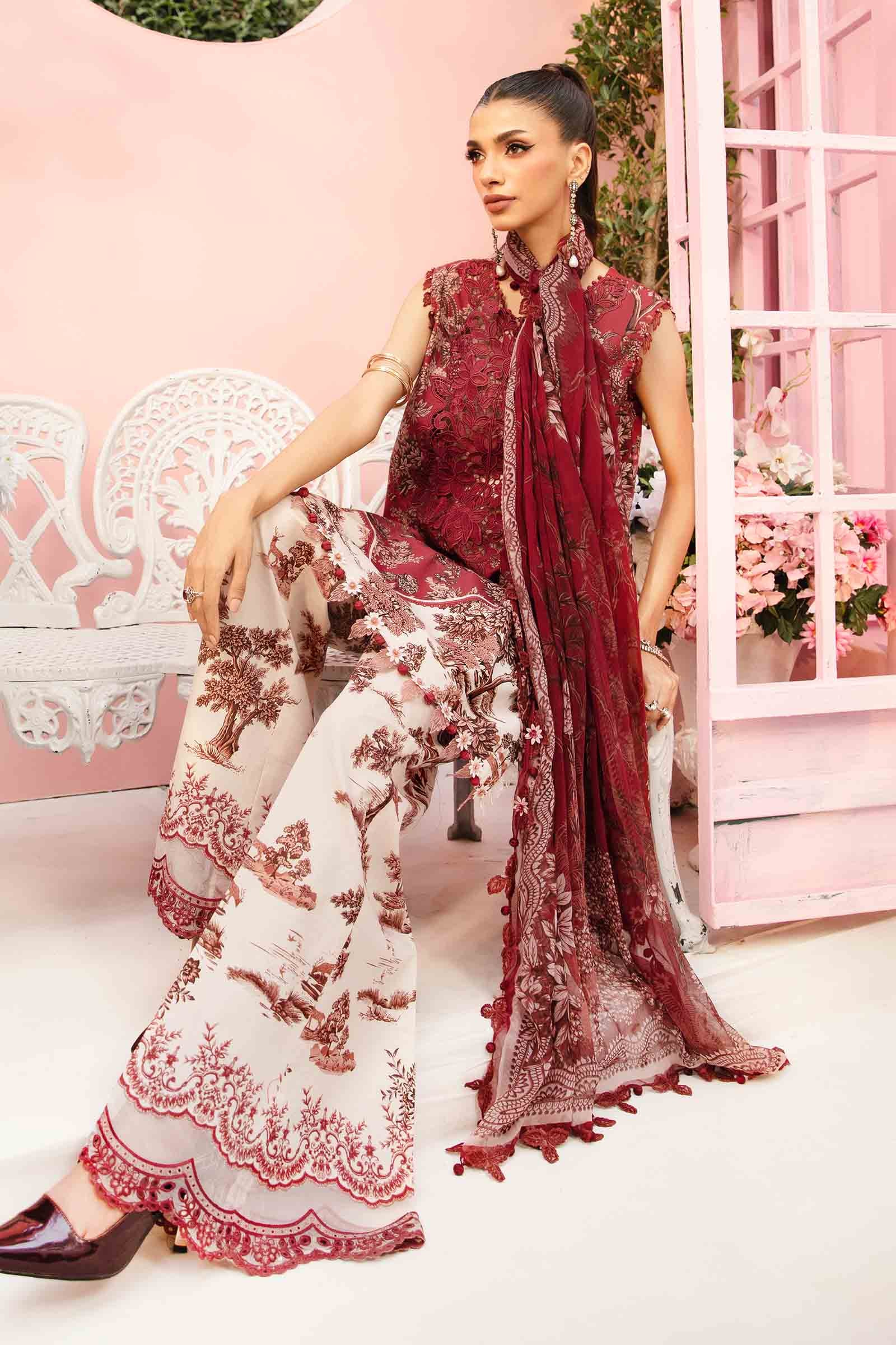 Maria B | M Prints Summer 25 | MPT-2608-A - by - Libasekhas UK - Registered Vendor of : Maria B - 100% Original Designer Dresss