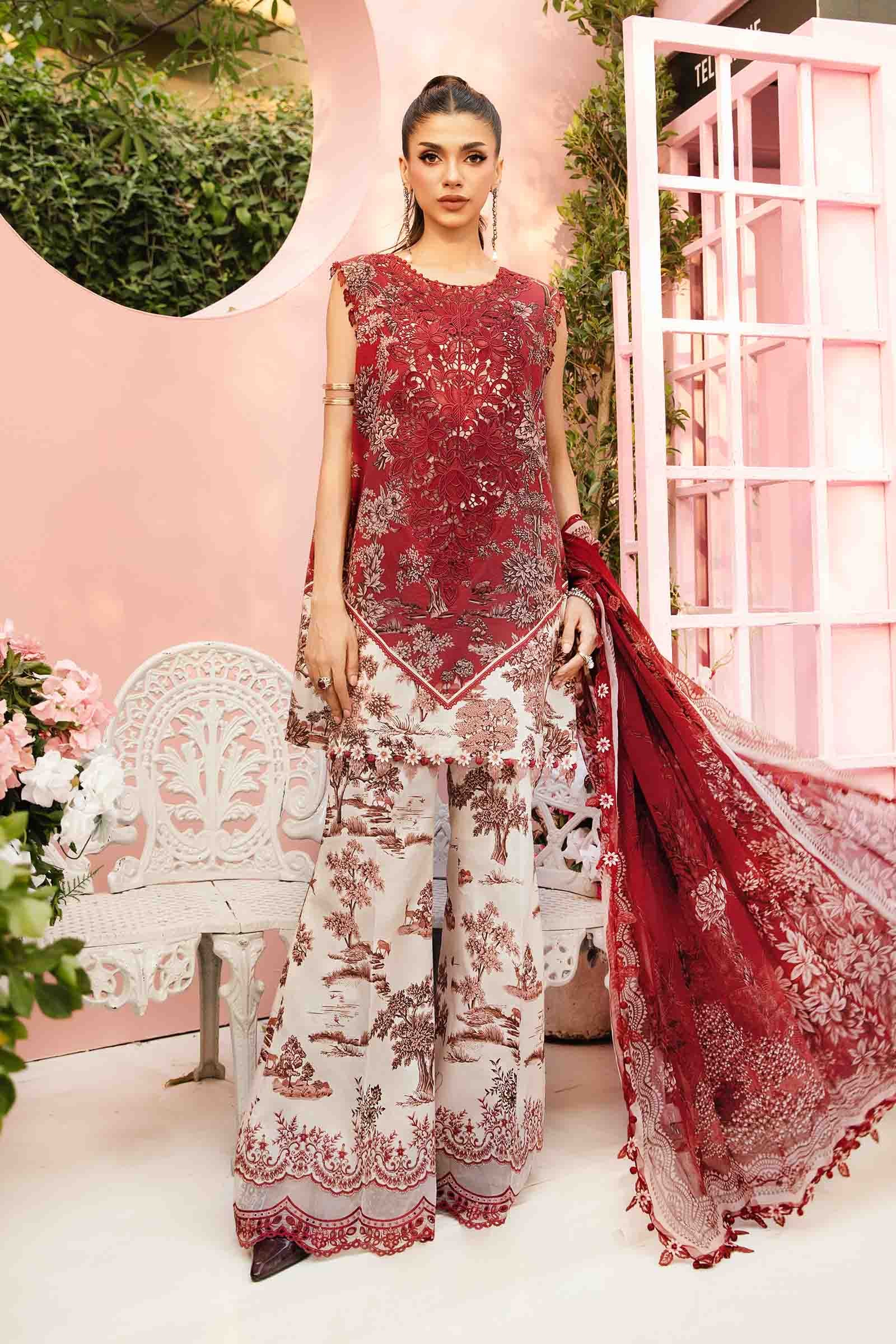 Maria B | M Prints Summer 25 | MPT-2608-A - by - Libasekhas UK - Registered Vendor of : Maria B - 100% Original Designer Dresss