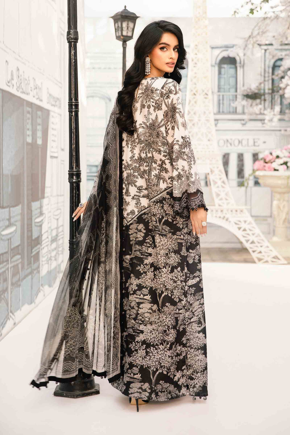 Maria B | M Prints Summer 25 | MPT-2608-B - by - Libasekhas UK - Registered Vendor of : Maria B - 100% Original Designer Dresss